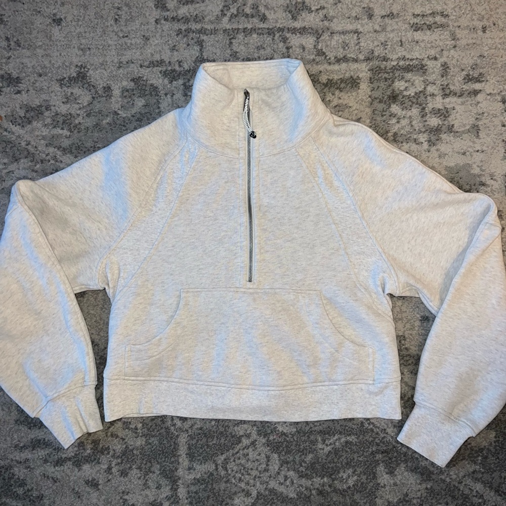 Lulu Lemon Cropped Scuba Half Zip